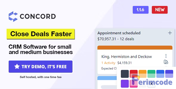 Concord V1.1.6 – Deals Management CRM