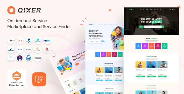 Qixer V1.4.3 – Multi-Vendor On-demand Service Marketplace and Service Finder