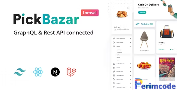 Pickbazar Laravel v7.0.0 – React, Next, REST & GraphQL Ecommerce With Multivendor