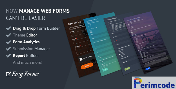 Easy Forms v1.18.2 – Advanced Form Builder and Manager – nulled