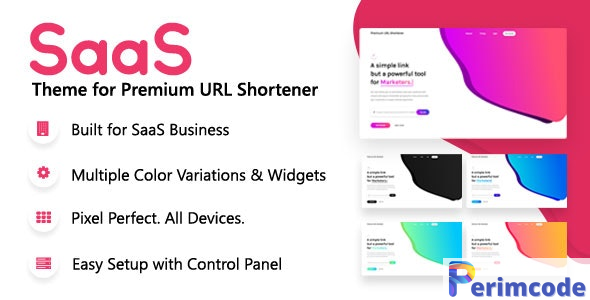 SaaS Theme for Premium URL Shortener v4.1