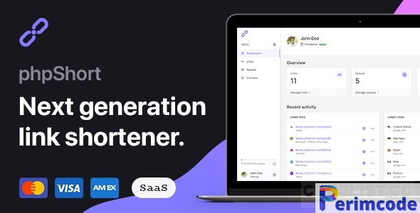 phpShort v5.0.0 – URL Shortener Platform – nulled