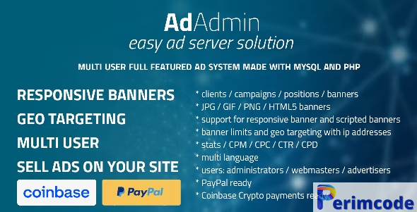 AdAdmin v3996 – Easy full featured ad server