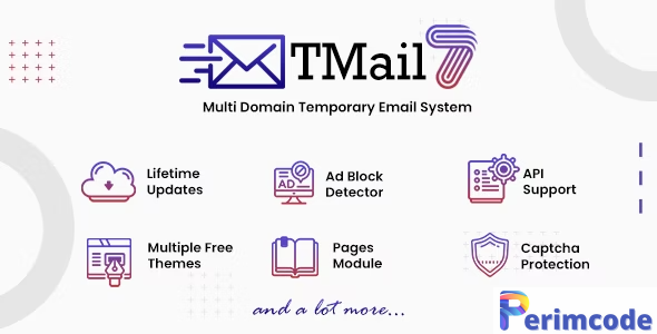 TMail v7.2 – Multi Domain Temporary Email System – nulled