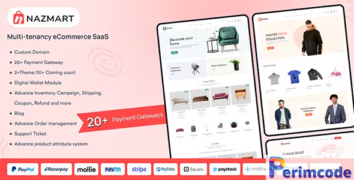 Nazmart – Multi-Tenancy eCommerce Platform (SAAS)