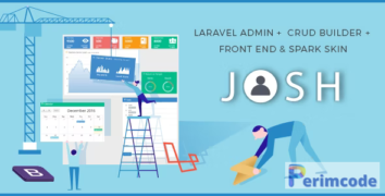 Josh - Laravel Admin Template + Front End + CRUD