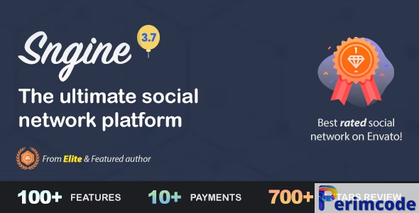 Sngine v3.7 – The Ultimate PHP Social Network Platform – nulled