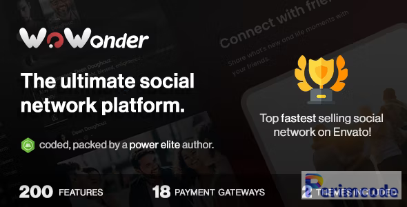 WoWonder V4.1.5 – The Ultimate PHP Social Network Platform – nulled