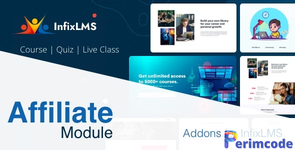 Affiliate add-on v1.4.0 – Infix LMS Laravel Learning Management System