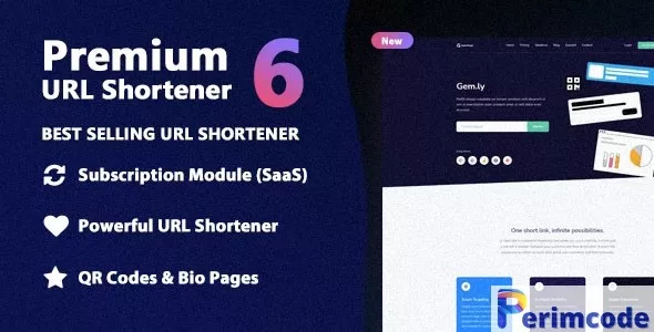 Premium URL Shortener v6.8.2 – Link Shortener, Bio Pages & QR Codes – nulled