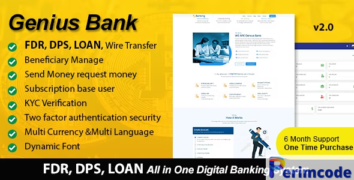 Genius Bank - All in One Digital Banking System