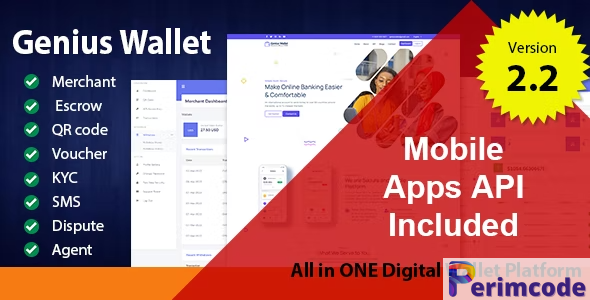 Genius Wallet v2.2 – Advanced Wallet CMS with Payment Gateway API – nulled