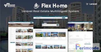 Flex Home - Laravel Real Estate Multilingual System