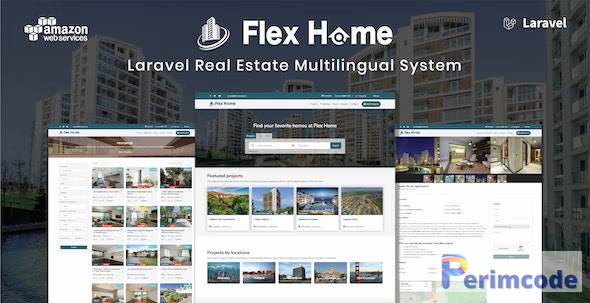 Flex Home V2.42.0 – Laravel Real Estate Multilingual System – nulled