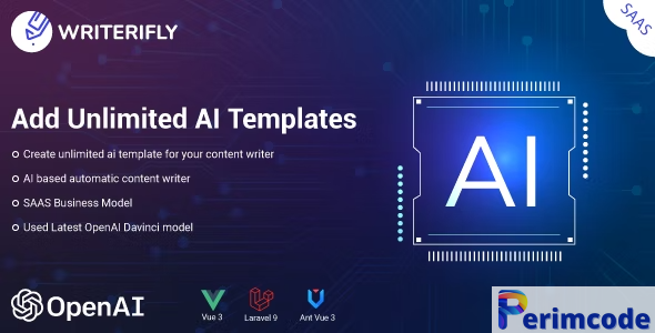 Writerifly v1.0.1 – OpenAI Writer Assistant With Dynamic Writing Templates (SAAS)