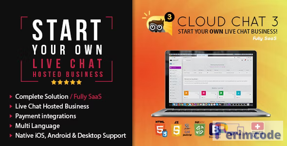 Cloud Chat 3 V3.1.1 – Fully SaaS Live Support Chat – nulled