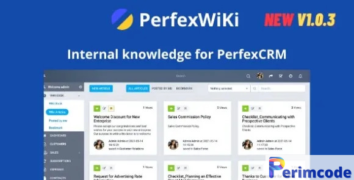 PerfexWiki v1.0.4 - Internal knowledge for Perfex CRM