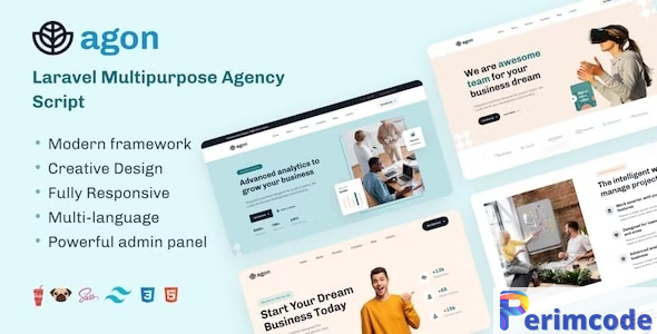 Agon v1.4.0 – Laravel Multipurpose Agency Script – nulled