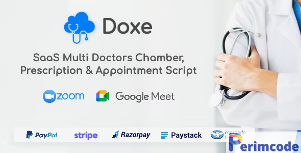 Doxe v1.8 – SaaS Doctors Chamber, Prescription & Appointment Software – nulled