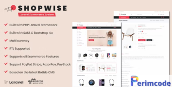 Shopwise v1.28 - Laravel Ecommerce System