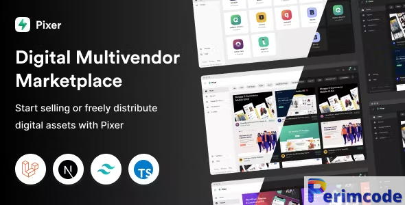 Pixer v3.0 – React Laravel Multivendor Digital Marketplace