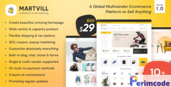 Martvill v1.0 - A Global Multivendor Ecommerce Platform to Sell Anything - nulled