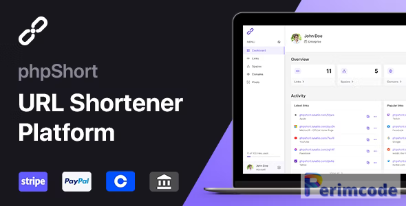 PhpShort V5.0.0 – URL Shortener Platform – nulled