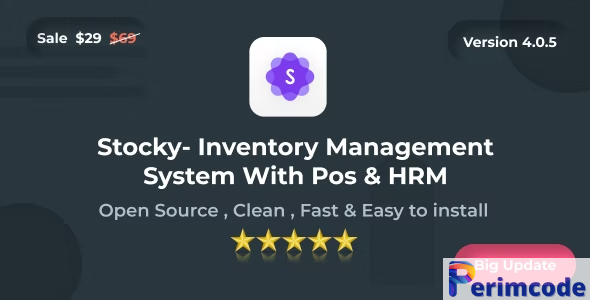 Stocky v4.0.5 – POS with Inventory Management & HRM