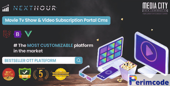 Next Hour v5.3 – Movie Tv Show & Video Subscription Portal Cms Web and Mobile App – nulled