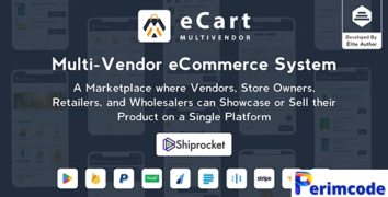 eCart v5.0.0 - Multi Vendor eCommerce System - nulled