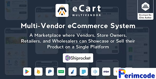 eCart v5.0.0 – Multi Vendor eCommerce System – nulled