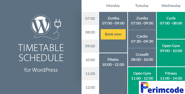 Timetable Responsive Schedule v7.0