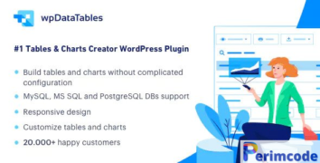 wpDataTables v5.3 - Tables and Charts Manager for WordPress