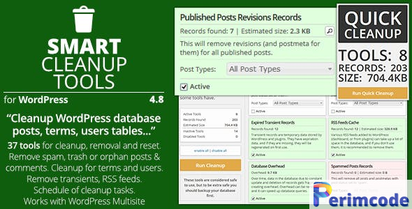 Smart Cleanup Tools v5.2 – Plugin for WordPress