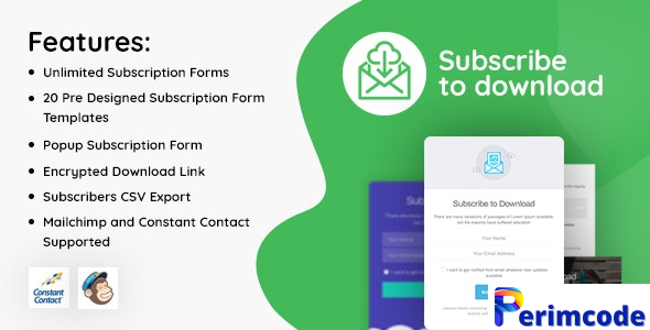 Subscribe to Download v2.2.0 – An advanced subscription plugin for WordPress