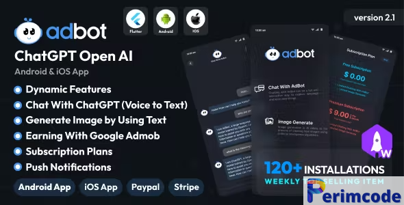 AdBot v1.0 – ChatGPT Open AI Android and iOS App