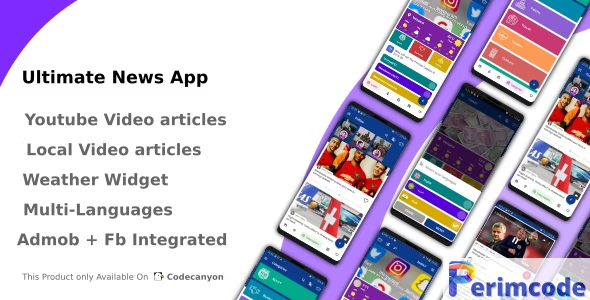 Ultimate News App (Video, Youtube, Weather, Survey) v3.0