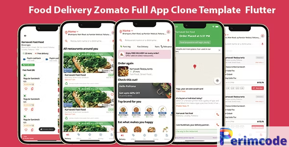 Food delivery full app template zomato clone v1.0