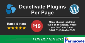 Deactivate Plugins Per Page v1.15.0 - Improve WordPress Performance