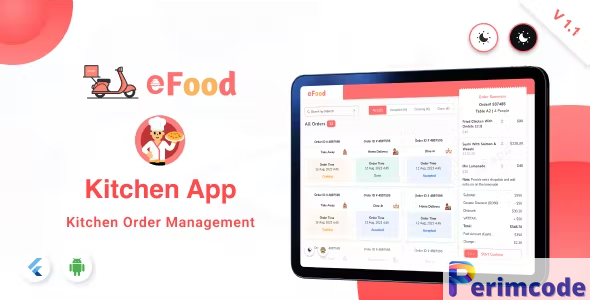 eFood – Kitchen/Chef App v1.1