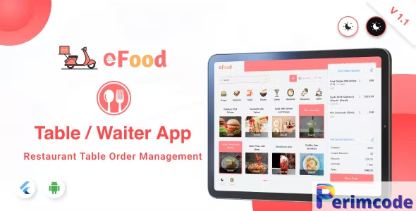 eFood – Table/Waiter App v1.1