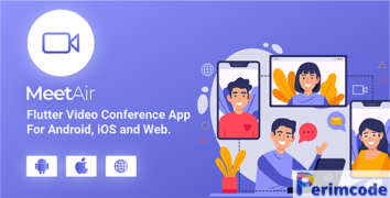 MeetAir v1.2.0 - iOS and Android Video Conference App for Live Class, Meeting, Webinar, Online Training