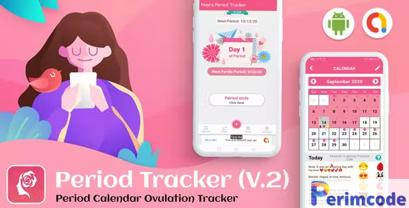 Android Period Tracker for Women v2.0 – Period Calendar Ovulation Tracker (Pregnancy & Ovulation)