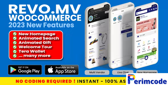 RevoMV v6.0.0 – Multivendor WCFM / Marketplace Flutter Android iOS App – Like Flipkart, Amazon, Shopee – nulled