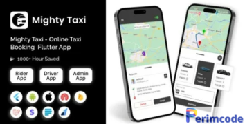 MightyTaxi v5.0 - Flutter Online Taxi Booking Full Solution