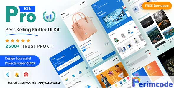 ProKit v5.12.0 – Best Selling Flutter UI Kit